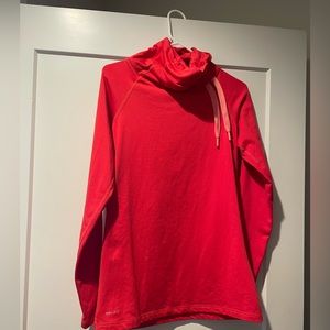 Hot pink pullover Nike dri-fit jacket
